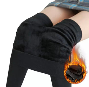 Open image in slideshow, Winter Leggings Knitting Velvet Casual Legging New High Elastic Thicken Lady&#39;s Warm Black Pants Skinny Pants For Women Leggings
